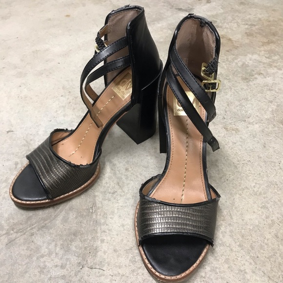 Dolce Vita Shoes - Dolce Vita Black/Gold Heels
